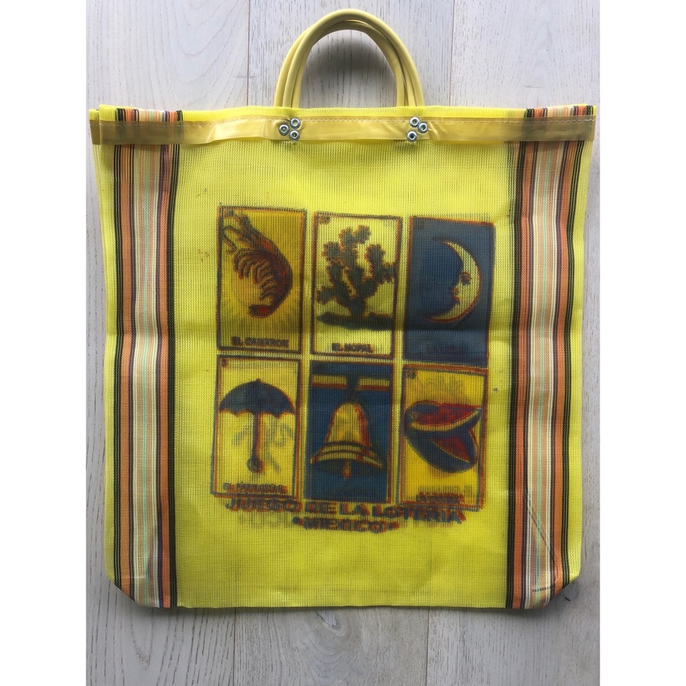 Market Tote Bag Loteria Yellow